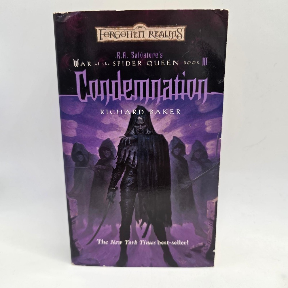 Forgotten Realms Condemnation War of the Spider Queen Book III Richard Baker D&D
